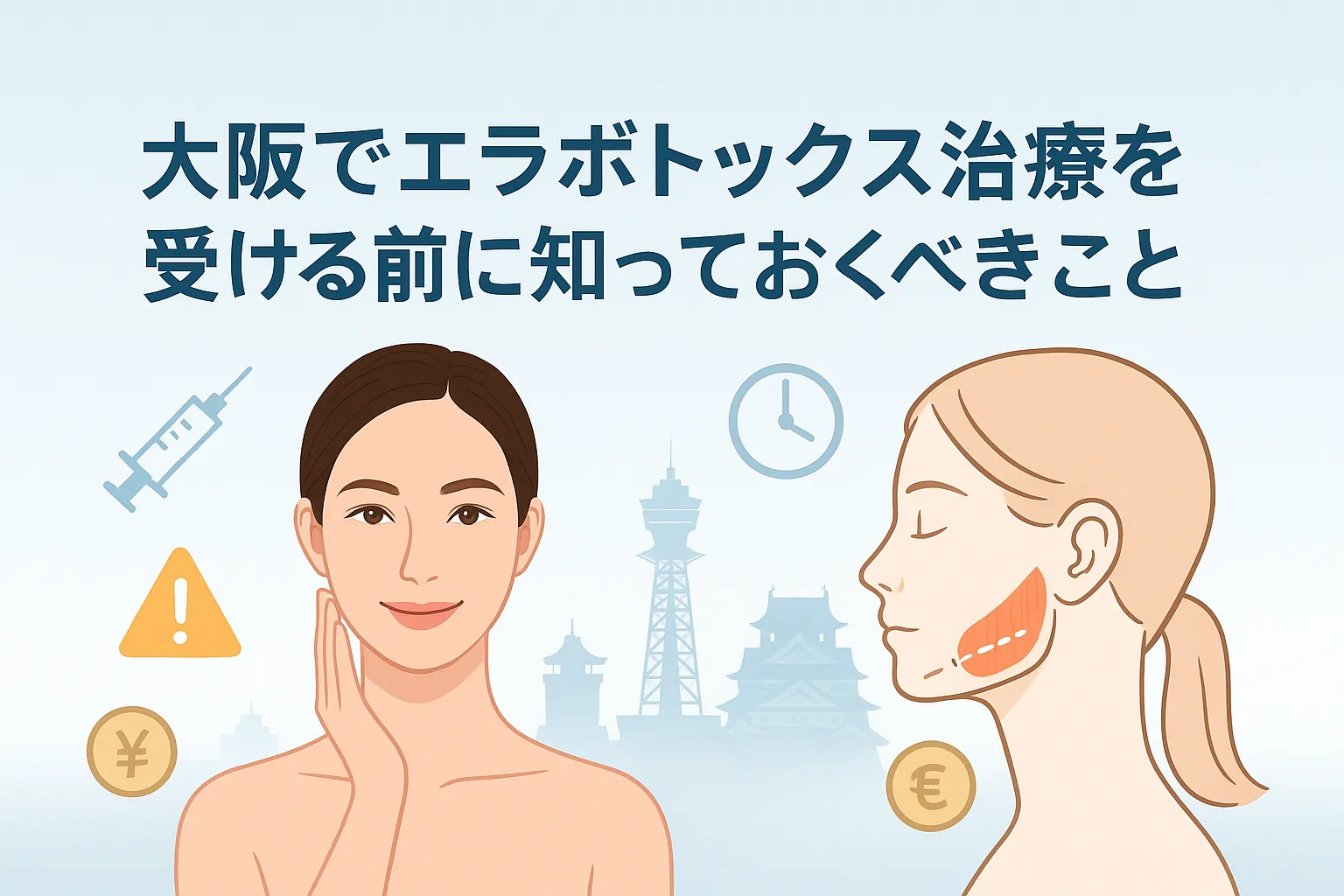 大阪でエラボトックス治療を受ける前に知っておくべきこと